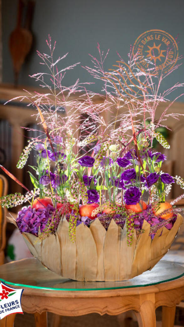 pommes et pompons Lisianthus Hortensia